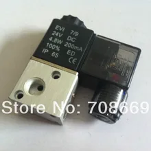 3V1-06 110 В AC 3 разъём(ов) 2Pos 1/" BSP нормально закрытый электромагнитный воздуха атушка из светодиодов