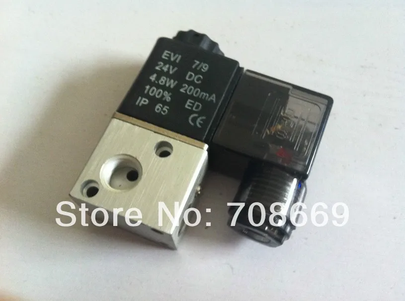 3V1-06 110 В AC 3 порта 2Pos 1/8 &quotBSP нормально закрытый соленоидный воздушный клапан
