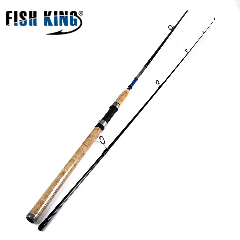 FISH KING 99% Carbon 2.1M 2.4M 2.7M C.W 3-40G 2 Section Soft Lure Fishing Rod Lure Spinning Fishing Rod For Lure Fishing FISH KING 99% Carbon 2.1M 2.4M 2.7M C.W 3-40G 2 Section Soft Lure Fishing Rod Lure Spinning Fishing Rod For Lure Fishing