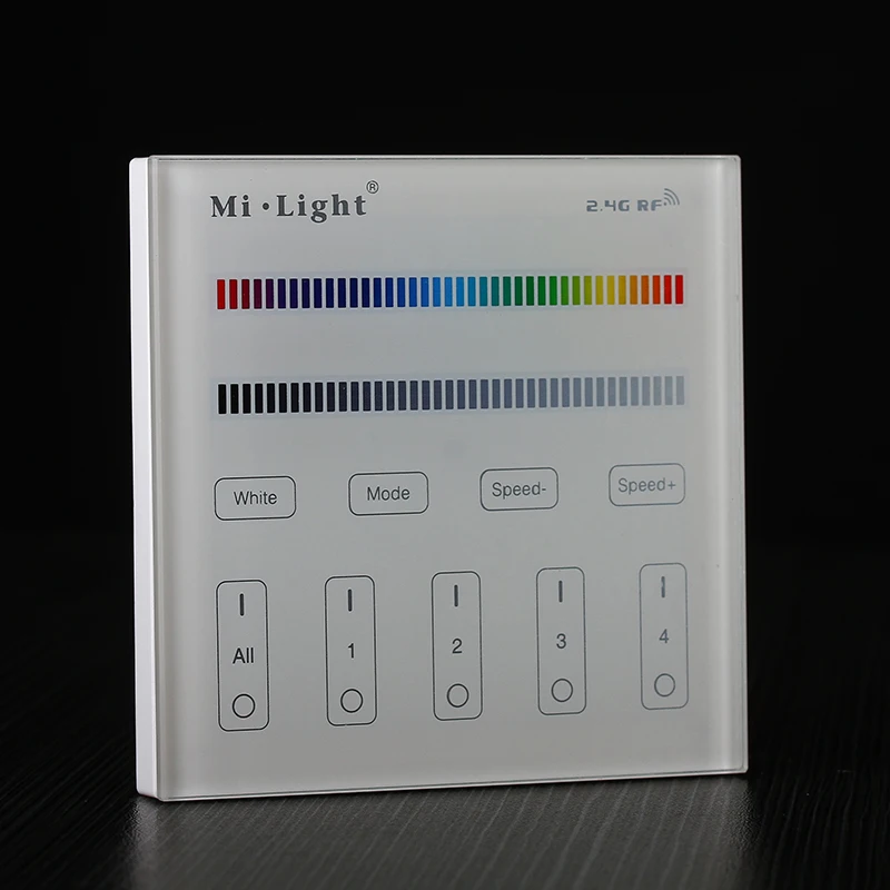 Milight T3 AC220V 4-зоны RGB/RGBW и яркость затемняя смарт-Панель удаленного controllerr для Светодиодные полосы света лампы или лампы