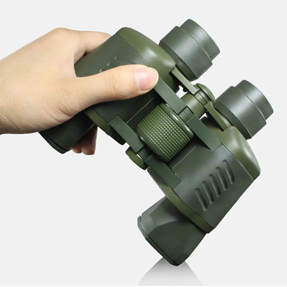50x50 HD Professional Military Binoculars Telescope BAK4 Prism High power Spotting Scope Large eyepiece Metal Bird Watching new