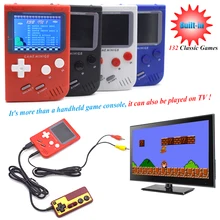 Retro Game Console Portable Mini TV FC Handheld Game Players Built-in132 Classsic Game for GBA Classic Games Best Gift for Kids