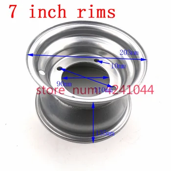 

Go-Kart accessories 7 inch ATV wheel hub 16X8-7 16*8-7 inch vacuum rims for Modified 4 wheeled vehicle, ATV, bull calf