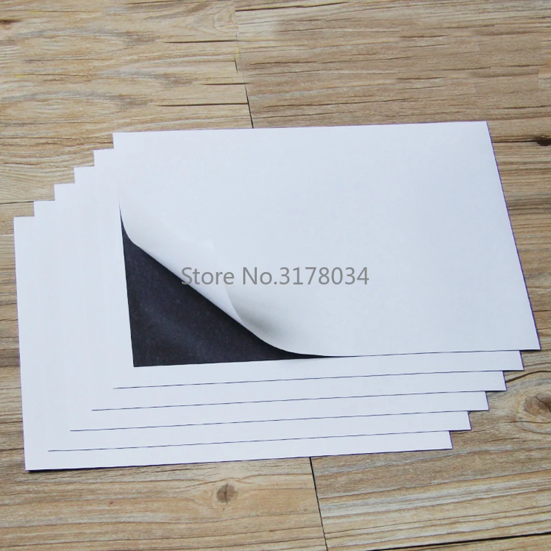 A4 5 листов гибкие самоклеющиеся мягкие резиновые магнитные листы доска 0,5 мм для DIY художественных фото Spellbinder штампы/ремесло 297x210x0,3 мм