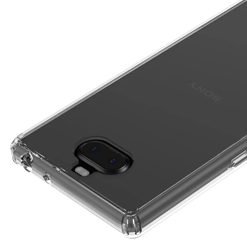 Для sony Xperia 10 прозрачный чехол противоударный ТПУ+ жесткий акриловый задняя крышка для sony Xperia 10 Plus 10 Plus телефонные чехлы бампер
