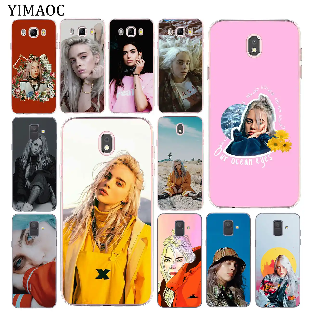 coque samsung a6 2018 billie eilish