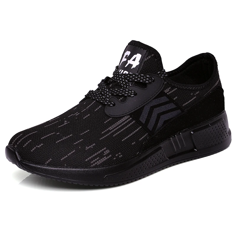 

2019 New Men Casual Shoes Brand Men Shoes Men Sneakers Flats Mesh Slip On Loafers Fly Knit Breathable Spring Autumn 6JM911