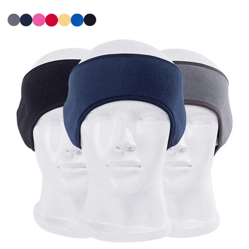 Ушные Теплые Лыжная повязка на голову Ушная обертка Влагоотводящая Sweatband для бега наушники с цепочкой тактические ремни спортивная повязка на голову