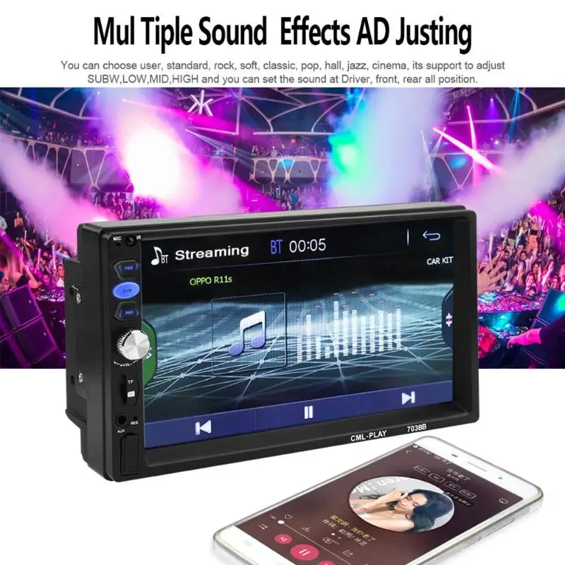 7038B 2 Din Car MP5 No Camera/with Camera Multimedia Autoradio 7\ 7038B 2 Din Car MP5 No Camera/with Camera Multimedia Autoradio 7\