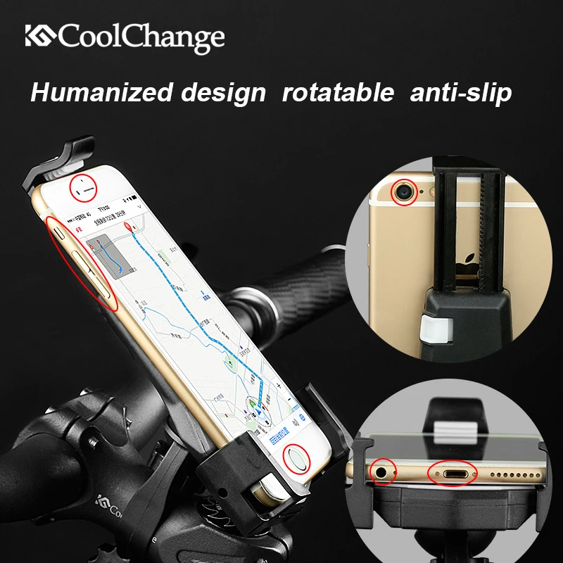 Фото Подставка для телефона CoolChange на велосипед регулируемое Уличное оборудование Подставка для телефона CoolChange на велосипед регулируемое Уличное оборудование