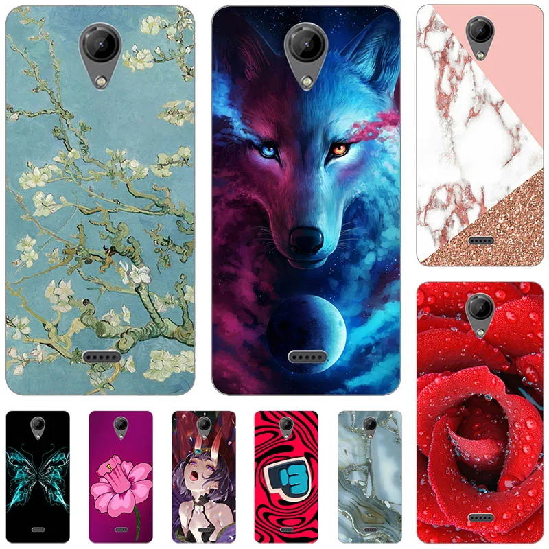 Для Coque Wiko Freddy 5 0 дюймов чехол Роскошный мультяшный ТПУ для мягкий силиконовый