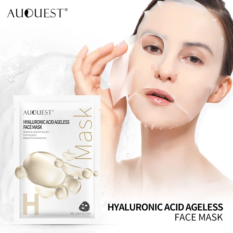 

AuQuest Hyaluronic Acid Serum Wonder Ageless Face Mask Anti Age Facial Mask Liquid Collagen Invincible Hualuron Skin Care