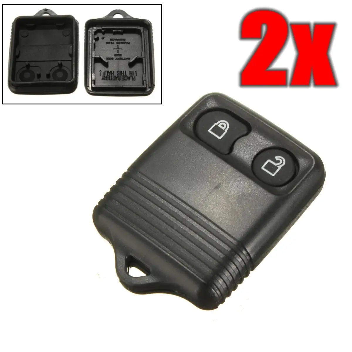 

2 Buttons Remote Key Replacement Shell Case Car Key Cover For Ford Explorer Escape 2004 2005 2006