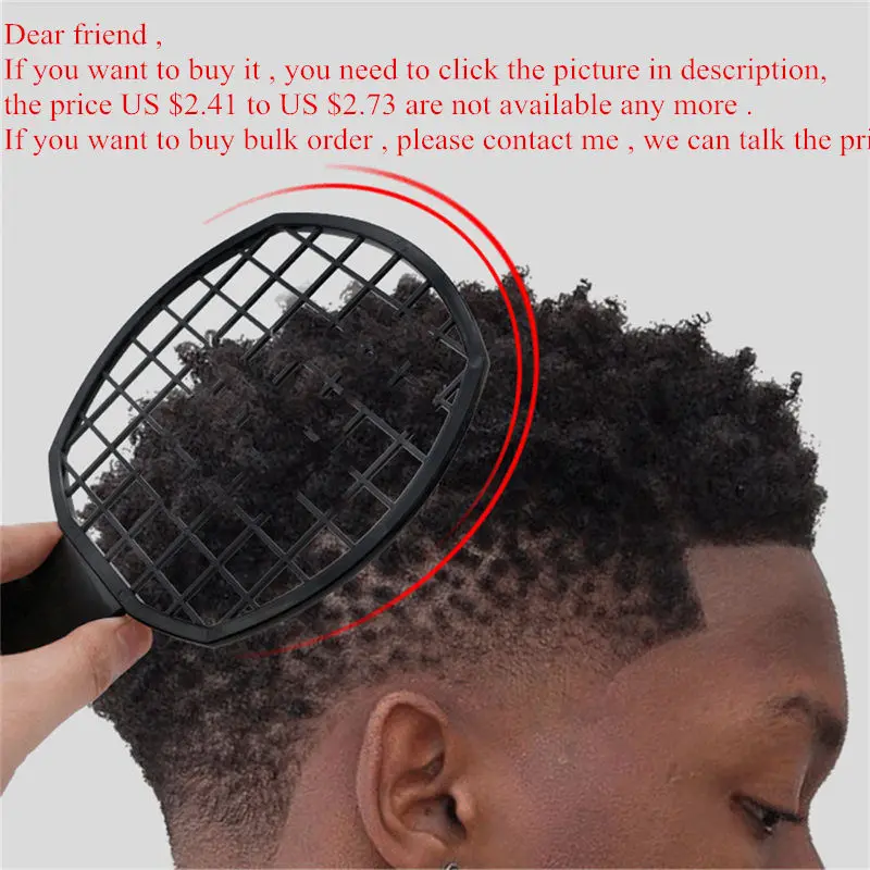Women Men's Twist it up Comb Professional Curly Hair Dirty Braid Comb