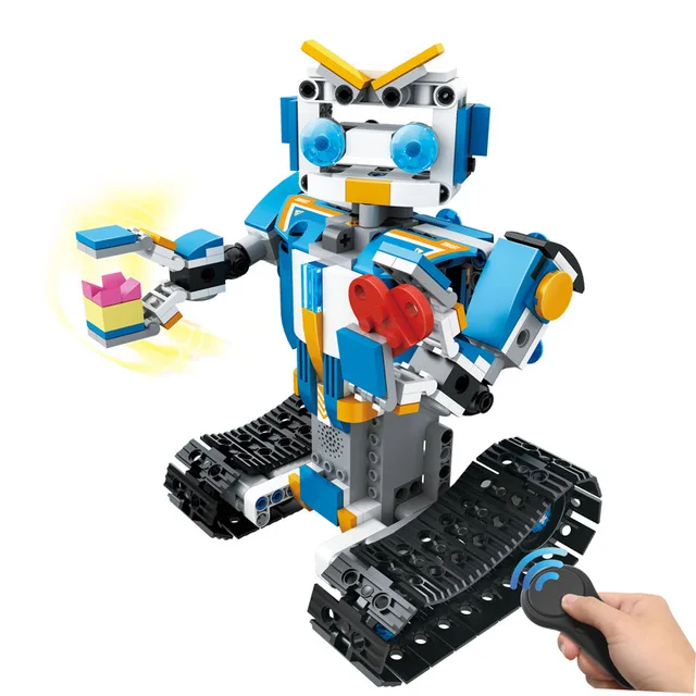 Technic RC пульт дистанционного управления Интеллектуальный робот Робот BOOST креативный Technic Toolbox сборные блоки кирпичи игрушки для мальчиков - Цвет: 3