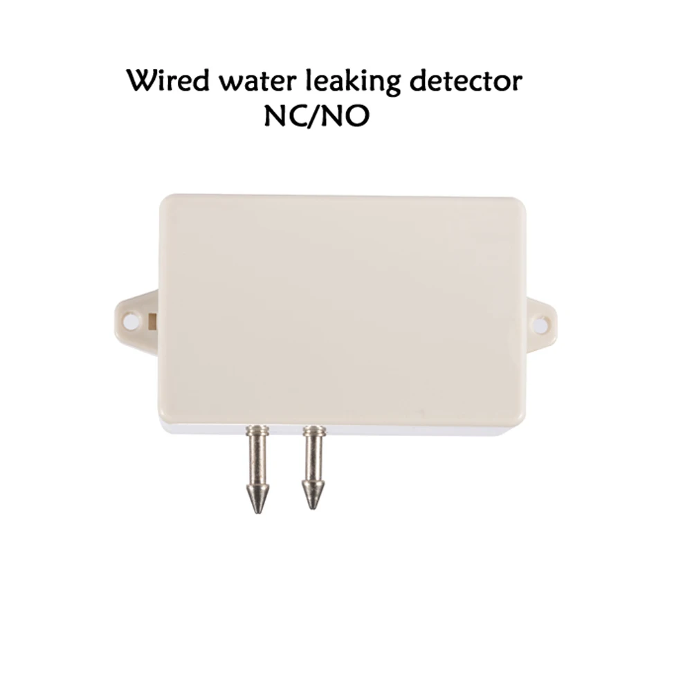 

free shipping wired water leaking sensor ware house machine room home security alarm NC/NO output relay options