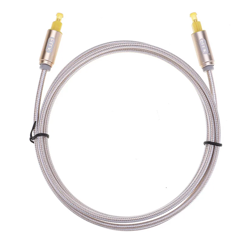 4.0mm Digital Optical Audio Cable Optic Fiber Braided Cord