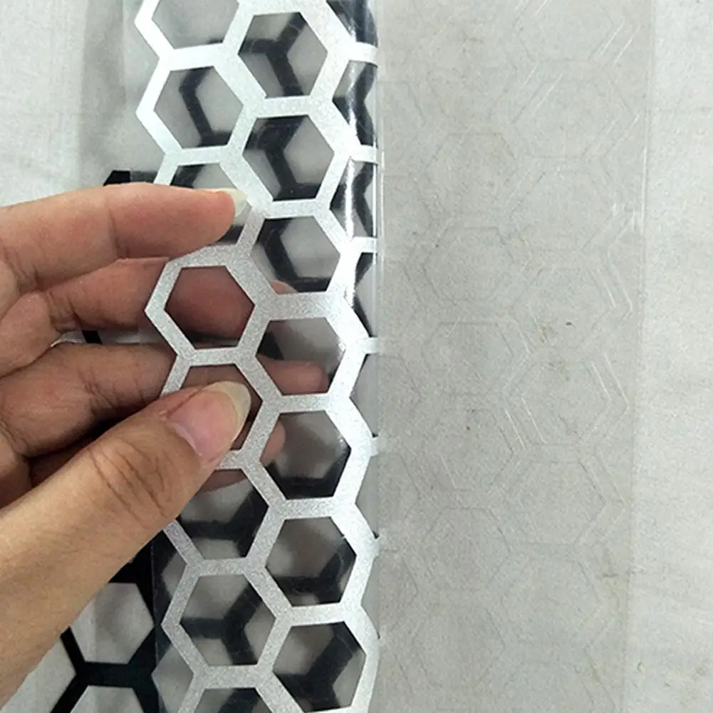 6pcs Car Taillight Stickers PVC Sticker Warning Tape Vinyl Film Reflective Lights Decal Accessories For Ford Mustang 2015-2017