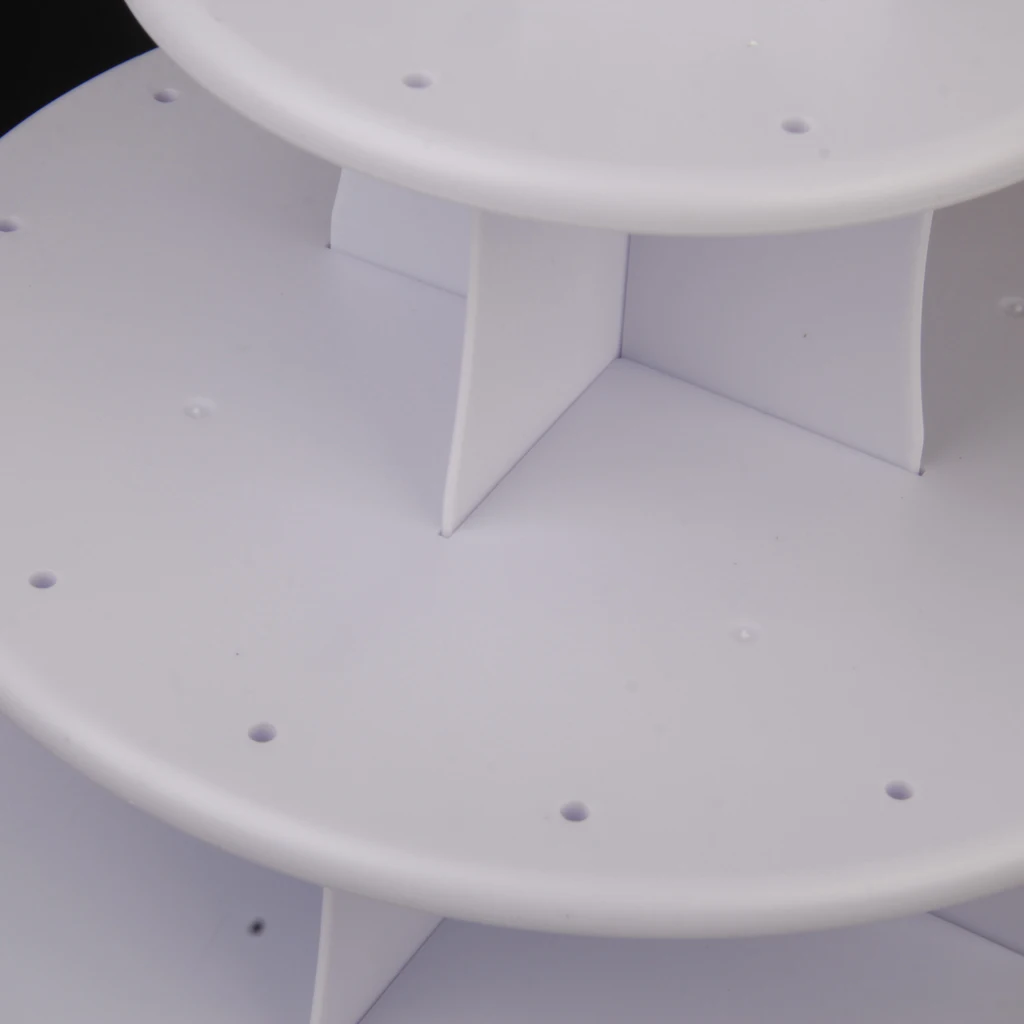 3-Tier 42 Holes Plastics Cake Pop Lollipop Cupcake Display Stand Wedding Party Decor Candy Stand Cake Tool Birthday Party Supply