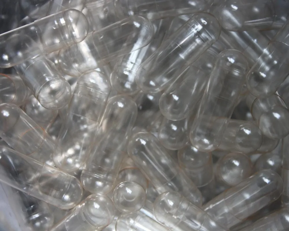 10000 шт./упак.) 00# прозрачная Вегетарианская капсула HPMC Veggie, Размер 00 пустая растительная капсула- Топ и низ соединены