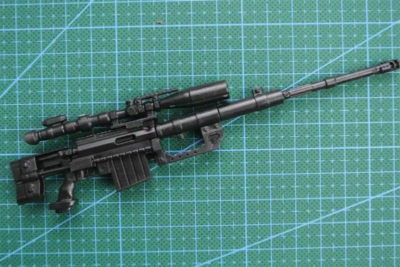 1:6 M200 снайперская винтовка 1/6 модель ружья с покрытием пластиковая военная модель аксессуары для 1" Коллекция экшен-фигурок - Цвет: assembled