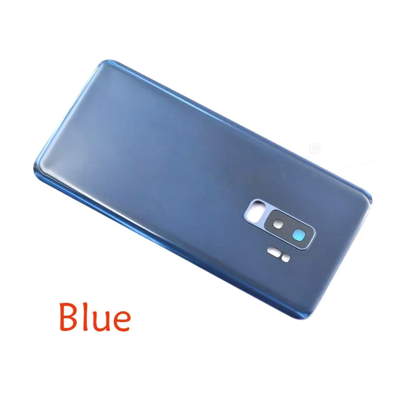 For Samsung Galaxy S9 S9 Plus Battery Cover Door Rear Glass Housing Case With Camera Lens 5