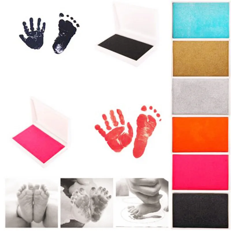 

1PC Baby Handprint Footprint Kit Paw Print Pad Photo Frame Touch Ink Pad Baby Items Gifts Newborn Souvenirs Casting Ink Pad