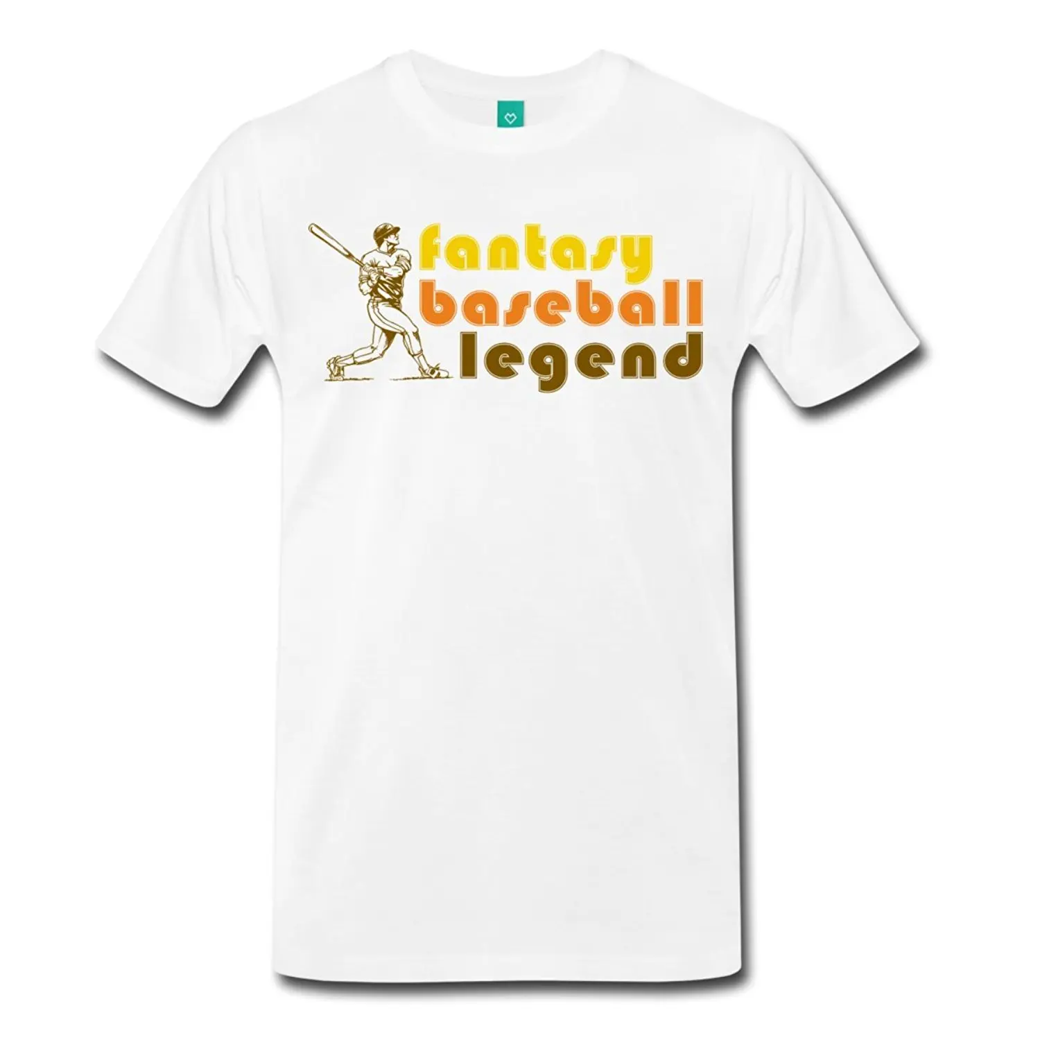 Fantasy Baseball Legend Men's Premium T Shirt Printed Men T Shirt Short