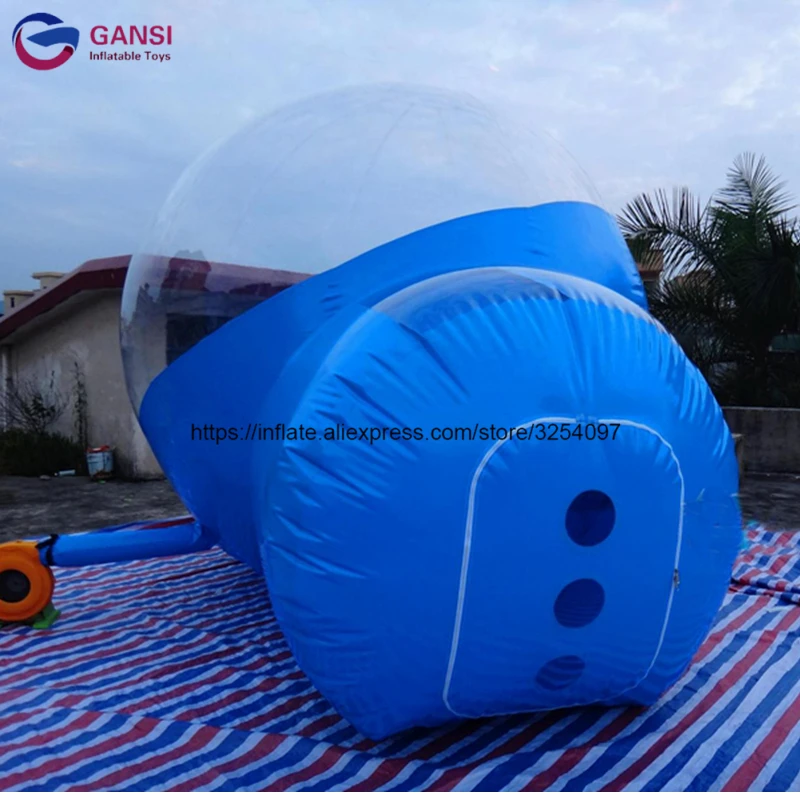 Outdoor Camping Igloo Inflatable Clear Tent ,Durable Fashion 3M Diameter Inflatable Dome Tent For Rental 2022 new design igloo tent 3 3m 3 8m polycarbonate bubble transparent dome tent for outdoor bar