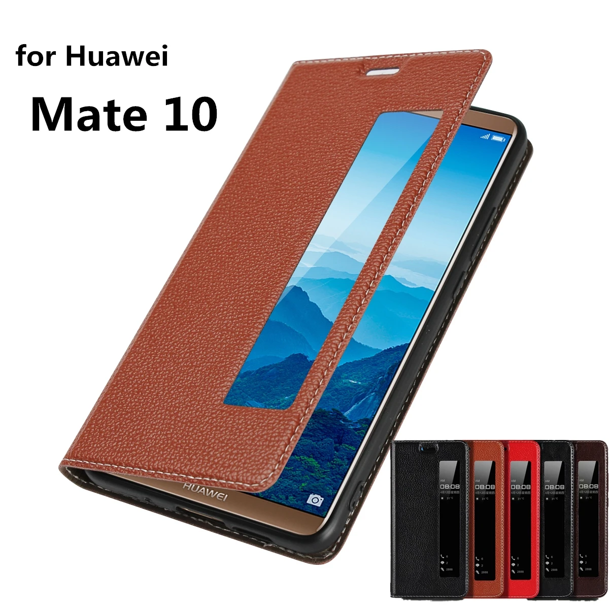 Чехол из натуральной кожи премиум-класса для Huawei Ascend Mate 10 ретро чехол с откидной