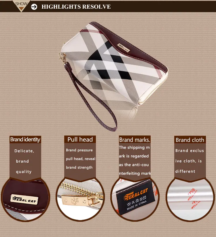 Женские бумажник модные сумки женские известные бренды Примечание отделение для монет