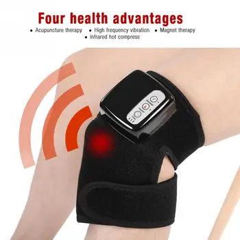 

Arthritis Knee Pain Relieve Massage Joint Physiotherapy Heat Magnetic Vibration Brace Support Wrap Rehabilitation Equipment Care