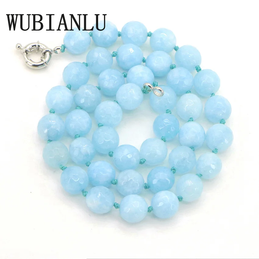 

WUBIANLU 10mm Faceted Round Amazon Neck Choker Necklace Fashion Trendy Beautiful Womens Costume Jewelry Sale On Fashi Whole