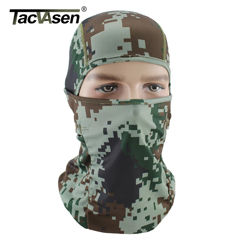 

TACVASEN Tactical Headwear Balaclavas Full Military Face Mask Dust Sun-proof Camouflage Airsoft Face Mask Paintball Accessories