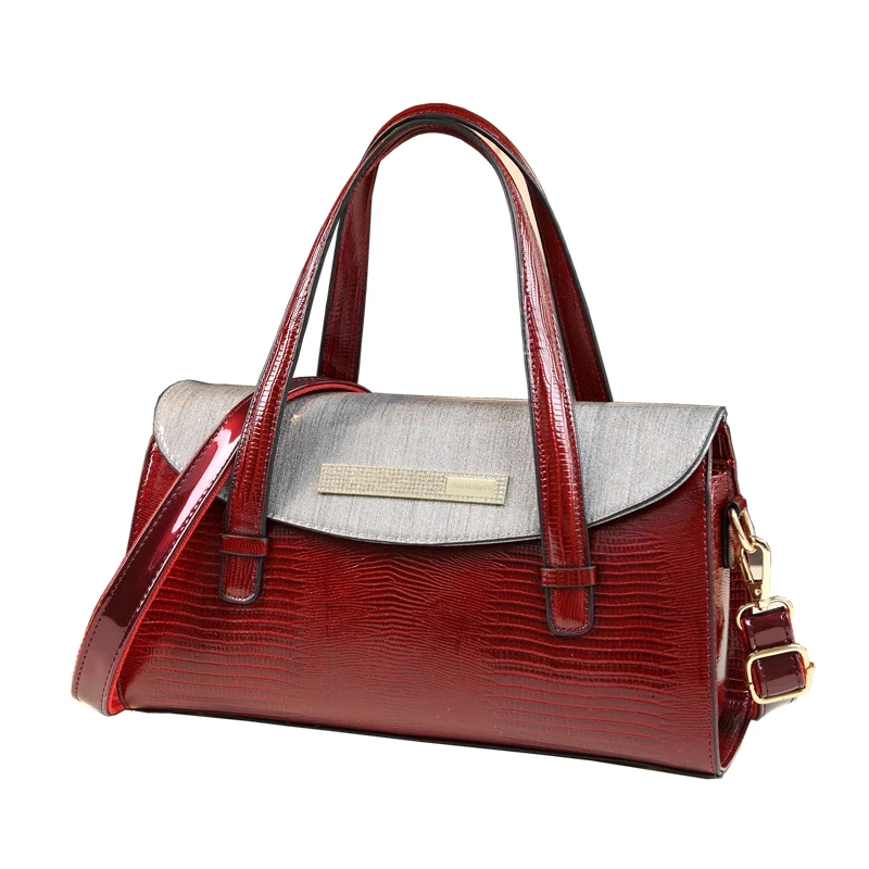 

2018 fashion high quality panelled patent leather women handbag pillow clutch bag ladies shoulder messenger bags famous brands