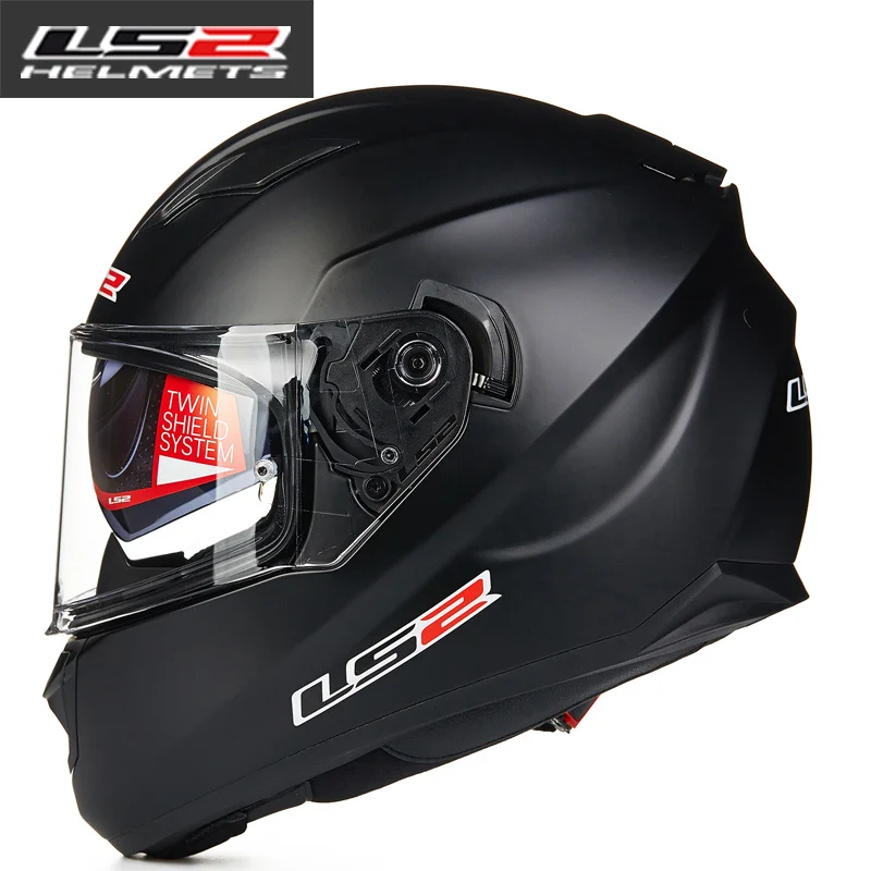 100 original LS2 ff320 motorcycle helmet with inner sun visor double visor helmet with airbagsfull face