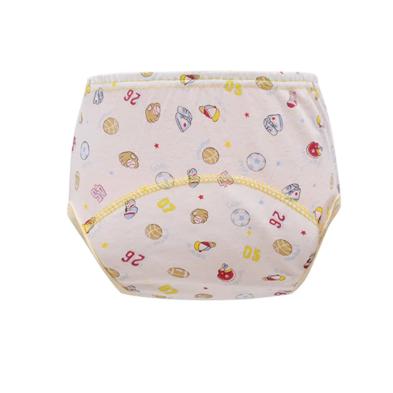 1Pcs Cute Baby Cotton Training Pants Panties Baby Diapers Reusable Nappies Cloth Diaper Washable Infant Children Underwear Nappy - Цвет: C