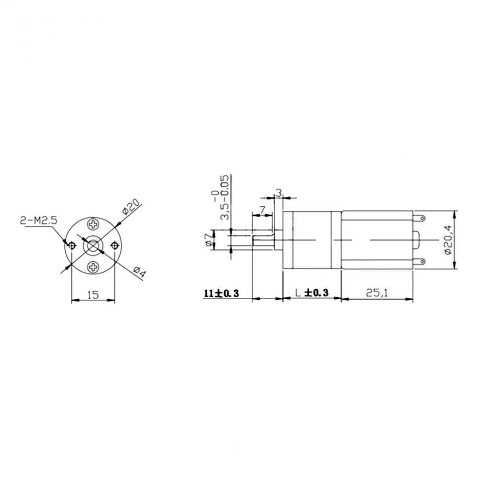 Мини DC 12V Мотор с высоким электрическим редуктором ed редукторный мотор коробка 15~ 200 об/мин Наружный диаметр 20 мм полностью металлический редукторный редуктор моторы