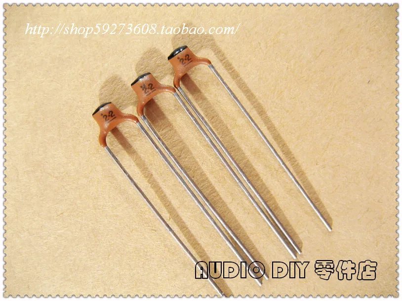 

2019 hot sale 20PCS/50PCS Germany STCO Copper Foot 2.2pF/63V 0.25pF NP0 Silver Film Ceramic Capacitor free shipping