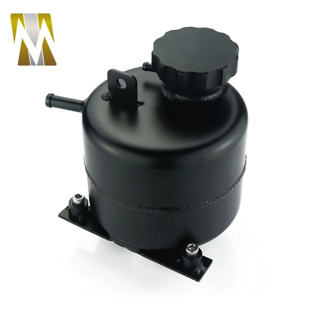 For MINI Cooper S Convertible R52 R53 2002-2008 Radiator Cooling Coolant Water Overflow Expansion Tank Aluminum Alloy - Цвет: Черный