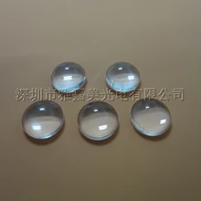 Высокое качество, мощный светодиодный оптический выпуклая линза диаметром 10 мм Плано выпуклая светодиодный линза 1 Вт 3 Вт рефлекторный коллиматор