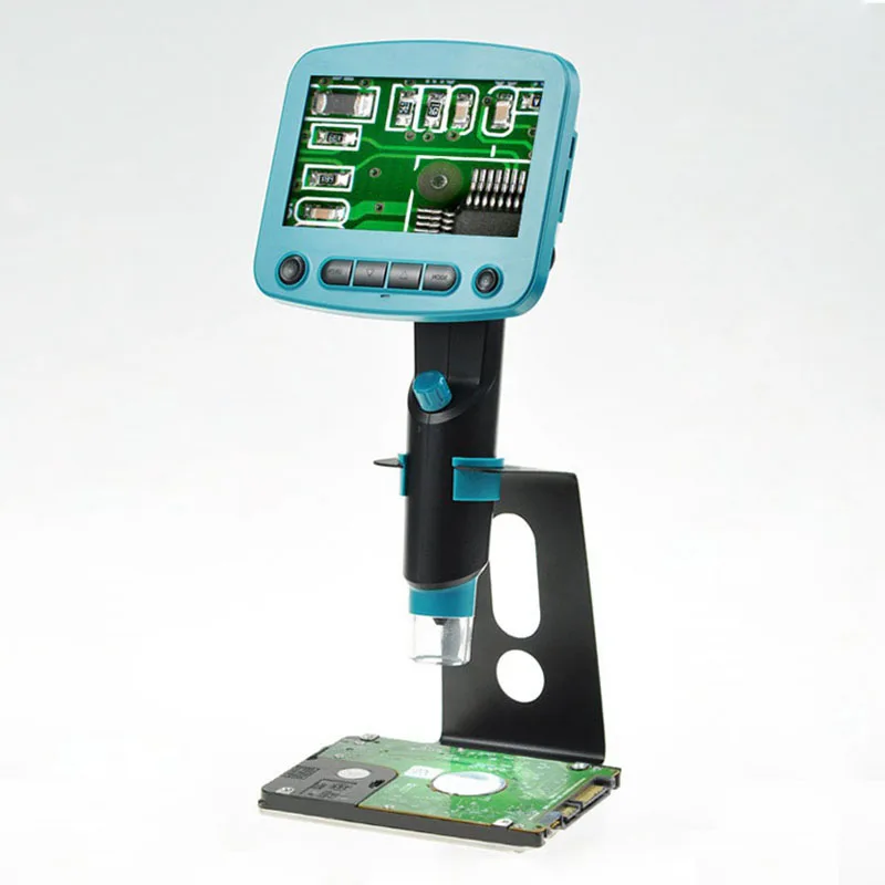 

5MP 1X-800X Zooming Digital HD Professional Biological Electron Industrial Mobile Phone Repairing Microscope with LCD Display