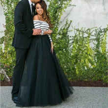 NEW!Kuhnliy cute style slash neck striped floor-length ball gown women dress empire spring summer dress party dress plus size