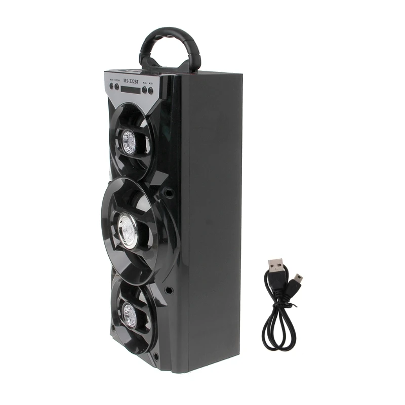

MS - 222BT Support FM Radio AUX TF Card Portable Loudspeaker Bluetooth Speaker