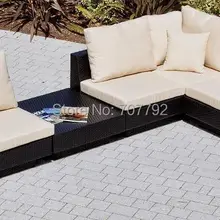 Супер ротанга угловой диван Люкс Сад Набор