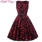 Save 16.46 on Belle Poque Womens Summer Dress 2017 Floral Retro Vintage 50s Casual Party Robe Rockabilly Dresses Plus Size Vestidos mujer