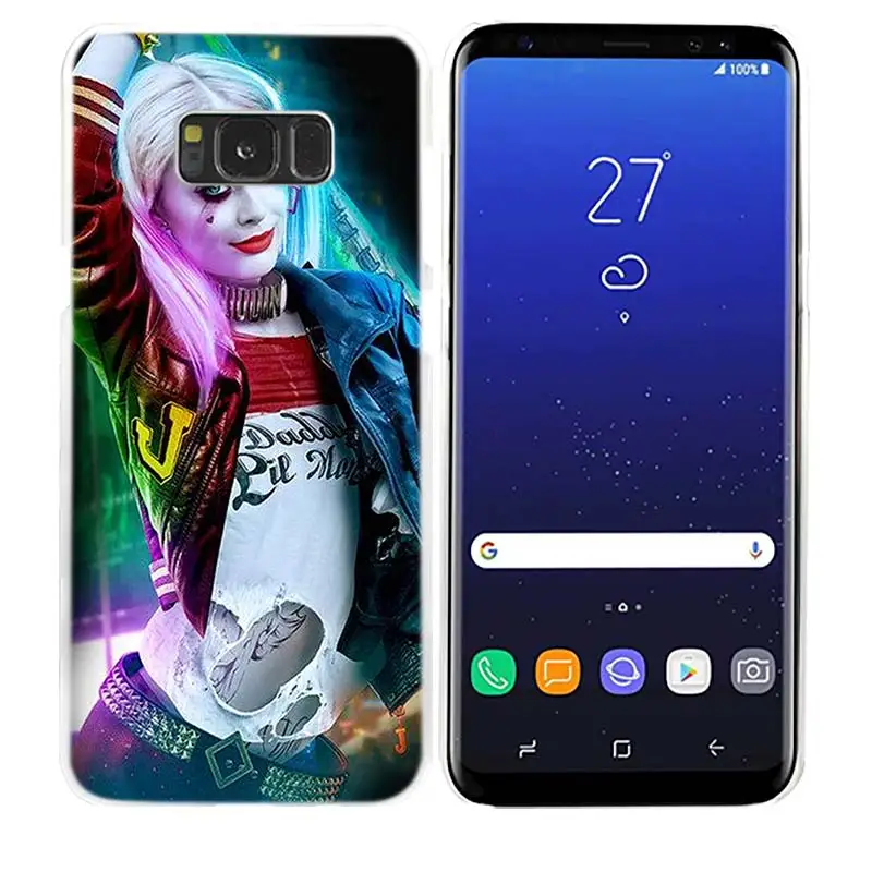 Харли Квинн Отряд Самоубийц для samsung Galaxy Note 8 9 M30 M20 M10 S10 S9 S8 Plus S7 S6 Edge жесткий пластиковый чехол для телефона - Цвет: 02