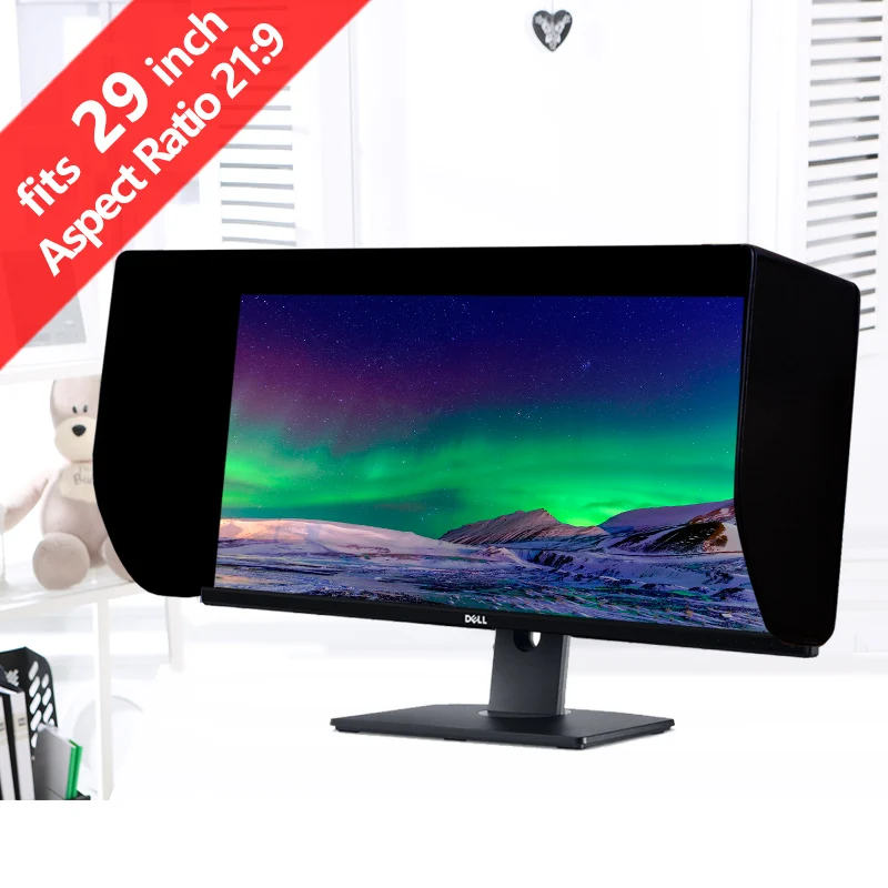 

iLooker 29E 29 inch (Aspect Ratio 21:9) LCD LED Video Monitor Hood Sunshade Sunhood for Dell HP Viewsonic Philips Samsung LG