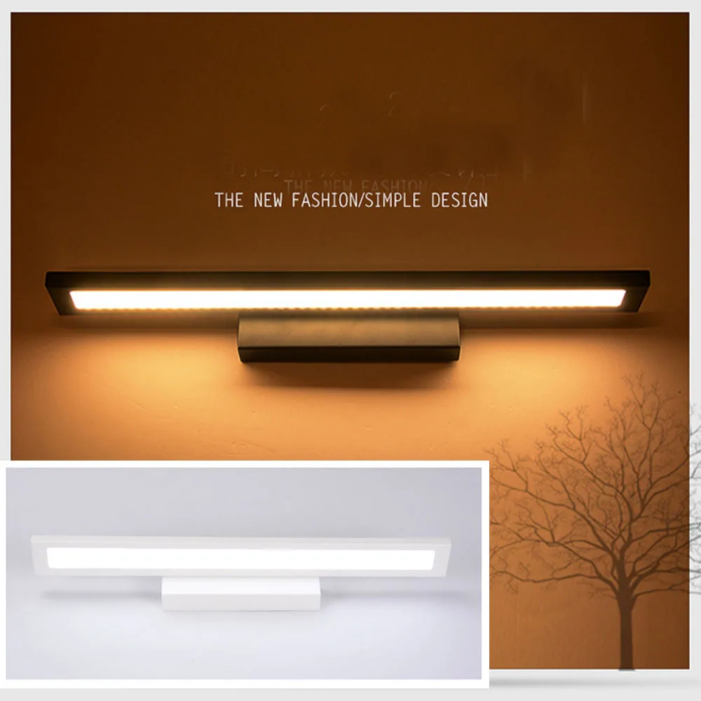 GLW Indoor Bedroom LED Mount Wall Light Fixture Square ...