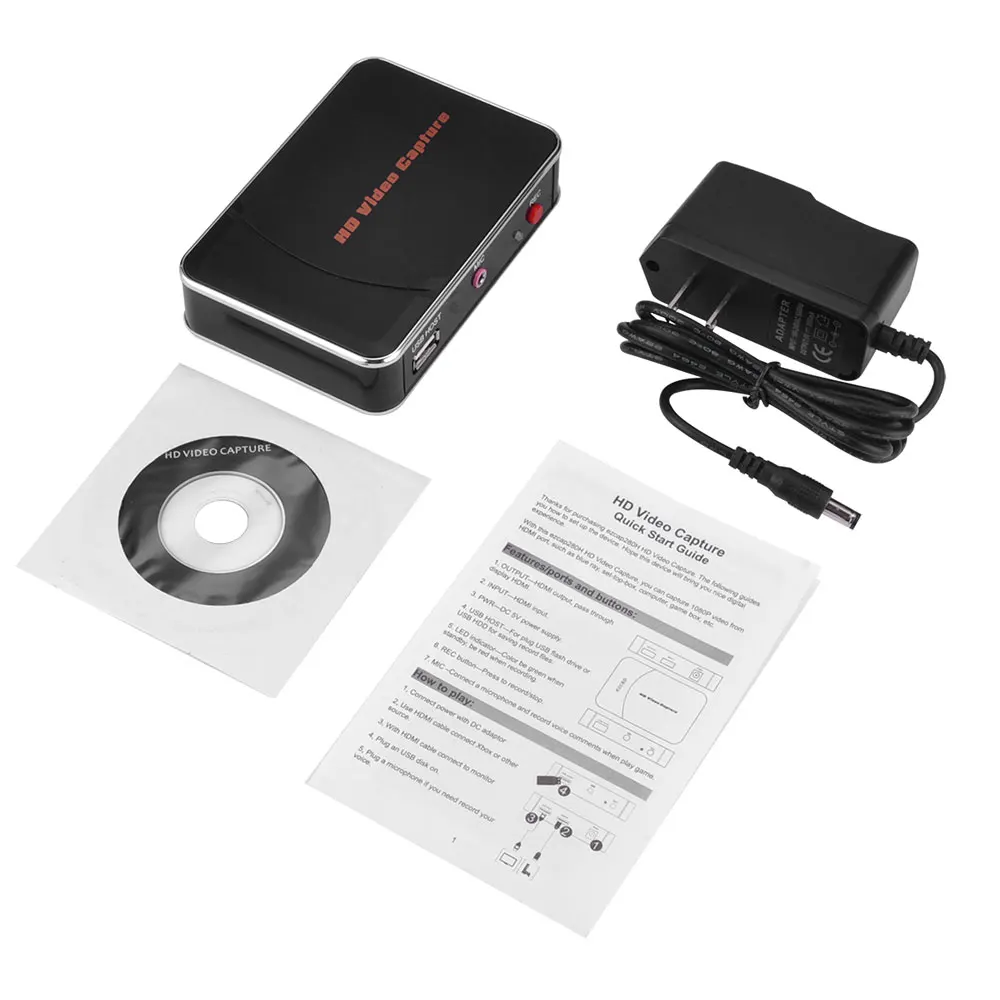Ezcap280HB HD видео игра захвата карты конвертировать HDMI в + Mic/USB флэш диск для игрового